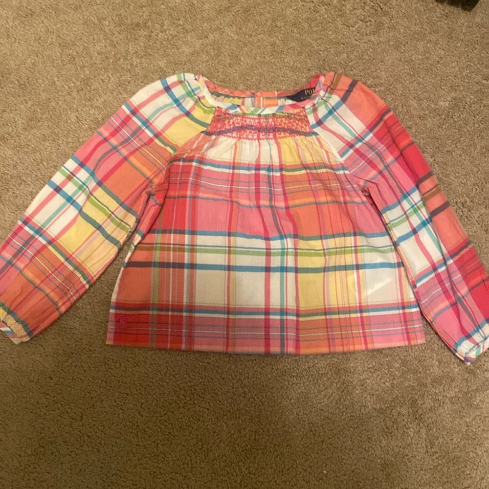 Toddler Ralph Lauren Long sleeve blouse 3T NWOT